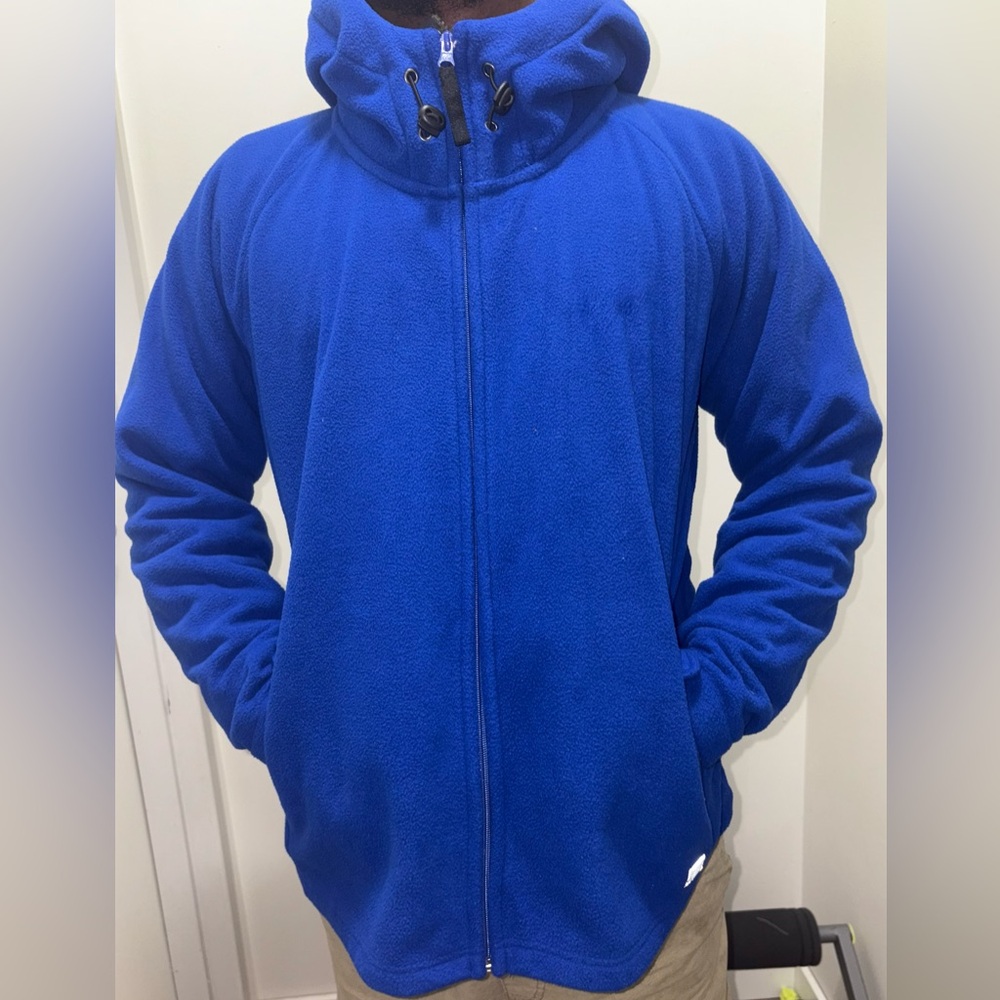 Alpinetek Royal Blue Zip-Up Hooded Jacket
